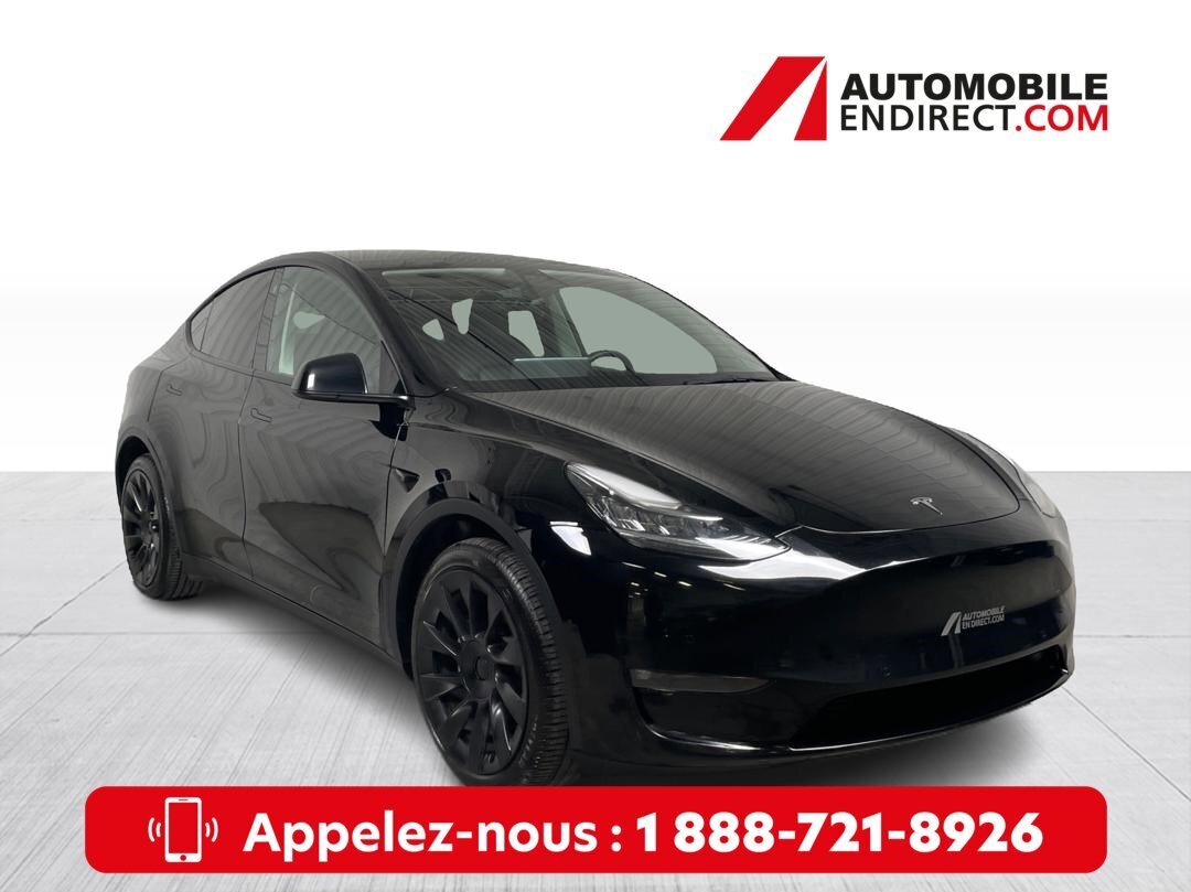 2022 Tesla Model Y Long range AWD Cuir Toit vitré GPS Sièges chauffan