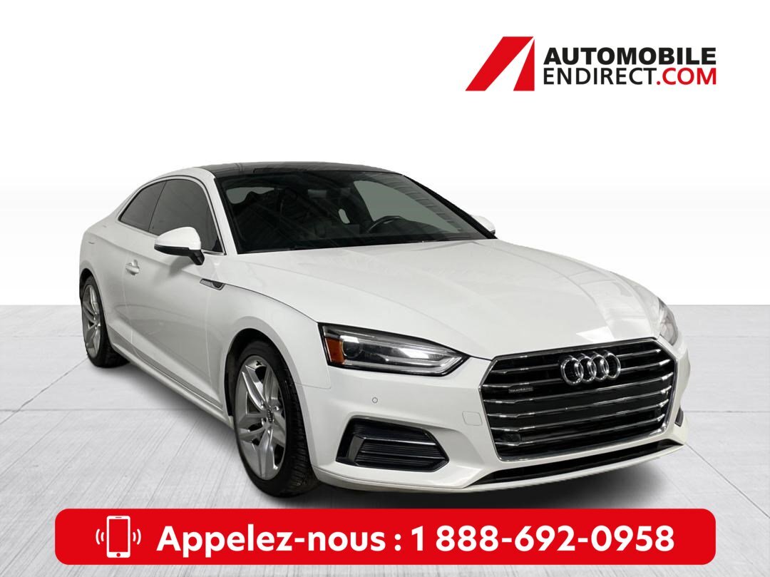 2019 Audi A5 Coupe Komfort	Quattro Cuir brun Toit pano Mags