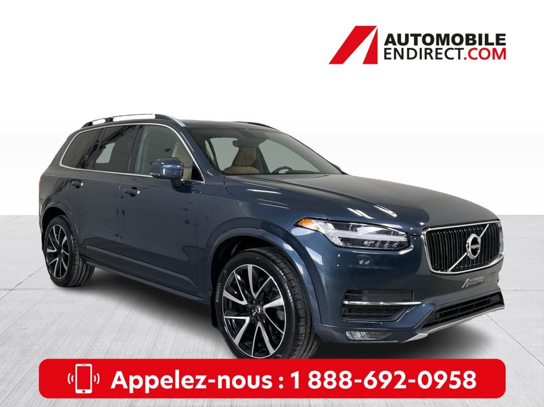 2019 Volvo XC90 T6 Momentum AWD Mags 7 Places Cuir Toit Pano GPS