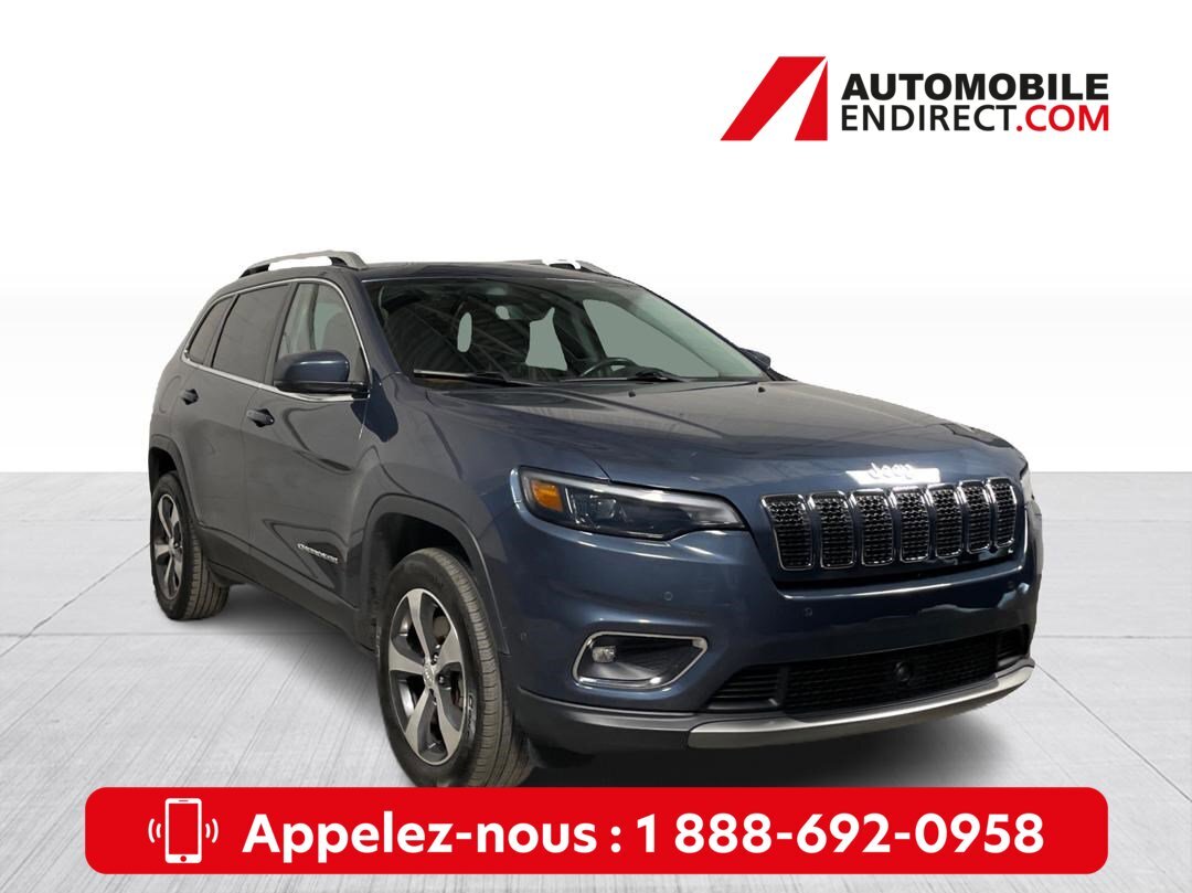 2020 Jeep Cherokee LIMITED 4X4 Cuir Mags Toit Gps Sieges chauffants