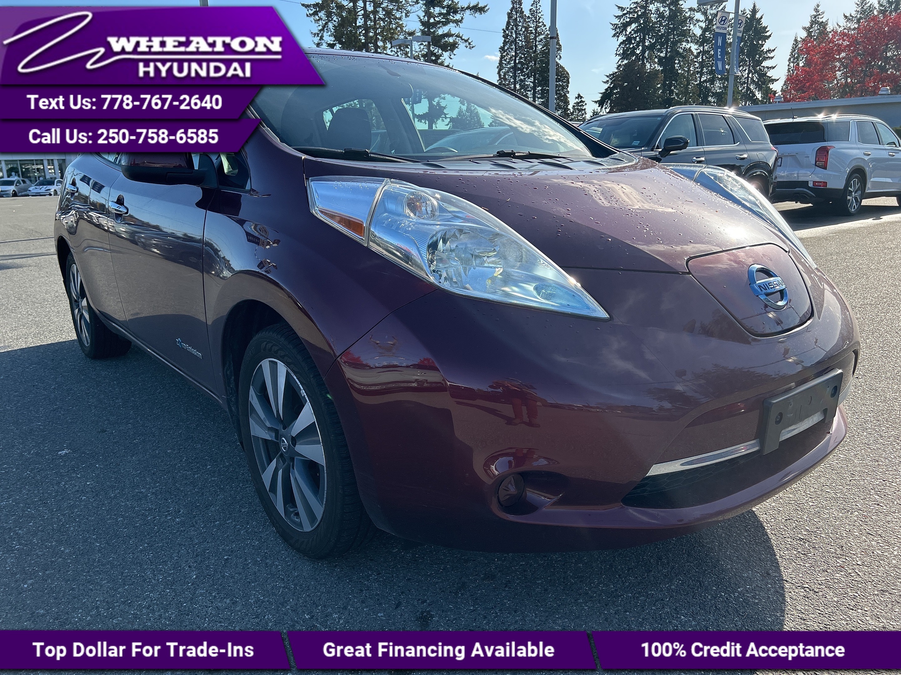 2017 Nissan LEAF SV, Trade in, Navigation, Heated Seats, Touch Scre