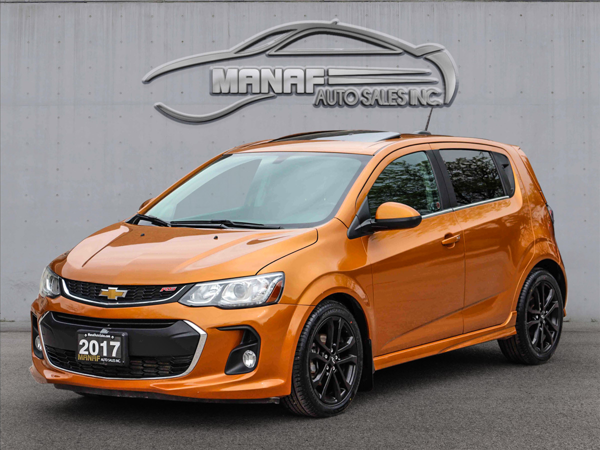 2017 Chevrolet Sonic RS Premier 4DR Sunroof HeatedSeat Rear-Cam leather