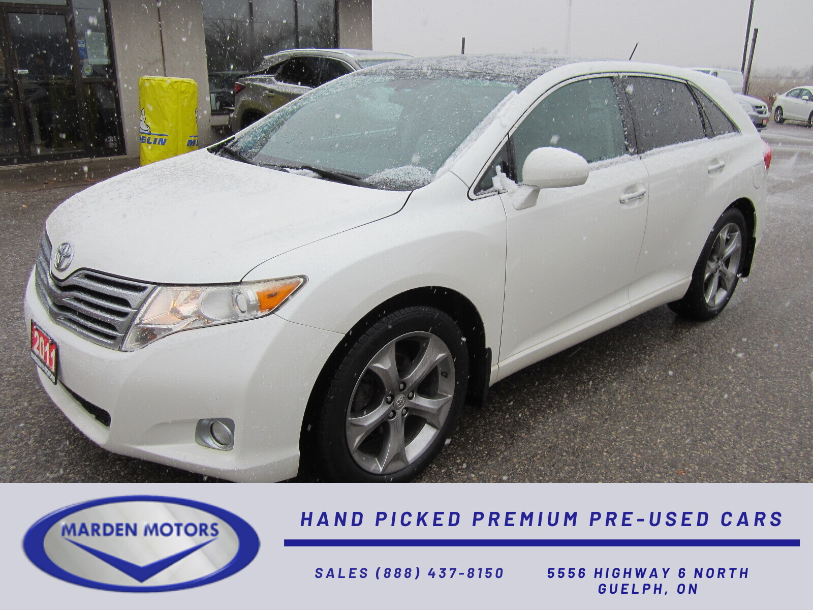 2011 Toyota Venza LIMITED NO ACCIDENTS V6 AWD WHITE LEATHER 