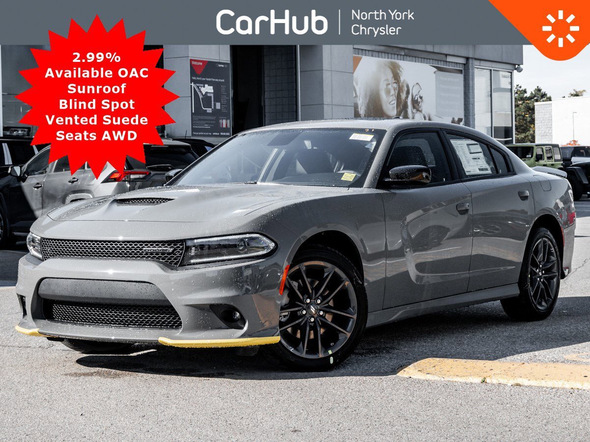 2023 Dodge Charger GT AWD Plus Grp Sunroof Vented Seats Blacktop Pkg 