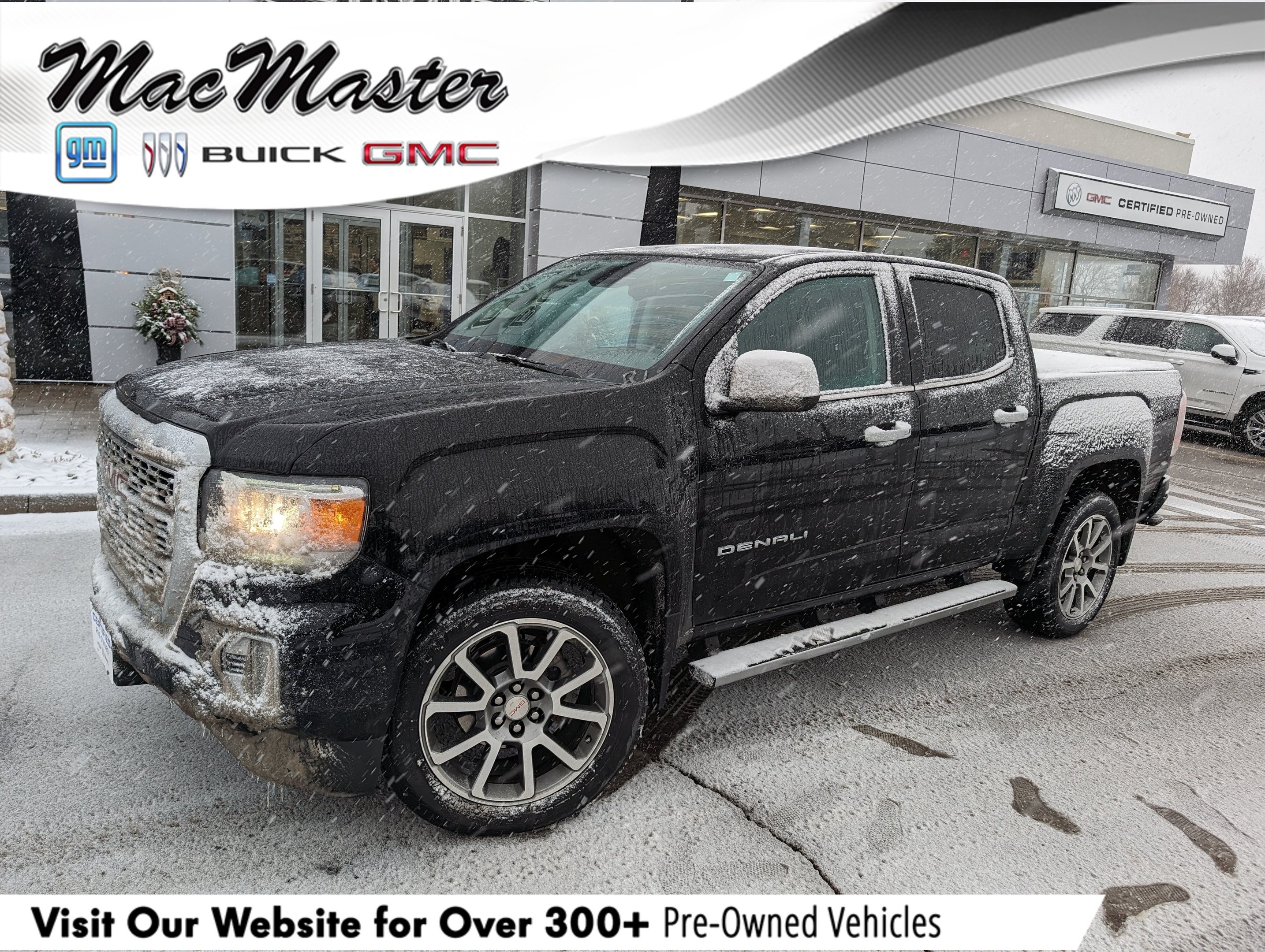 2021 GMC Canyon DENALI, CREW, 4X4, NAV, HTD/COOL, LOADED, 1-OWNER!