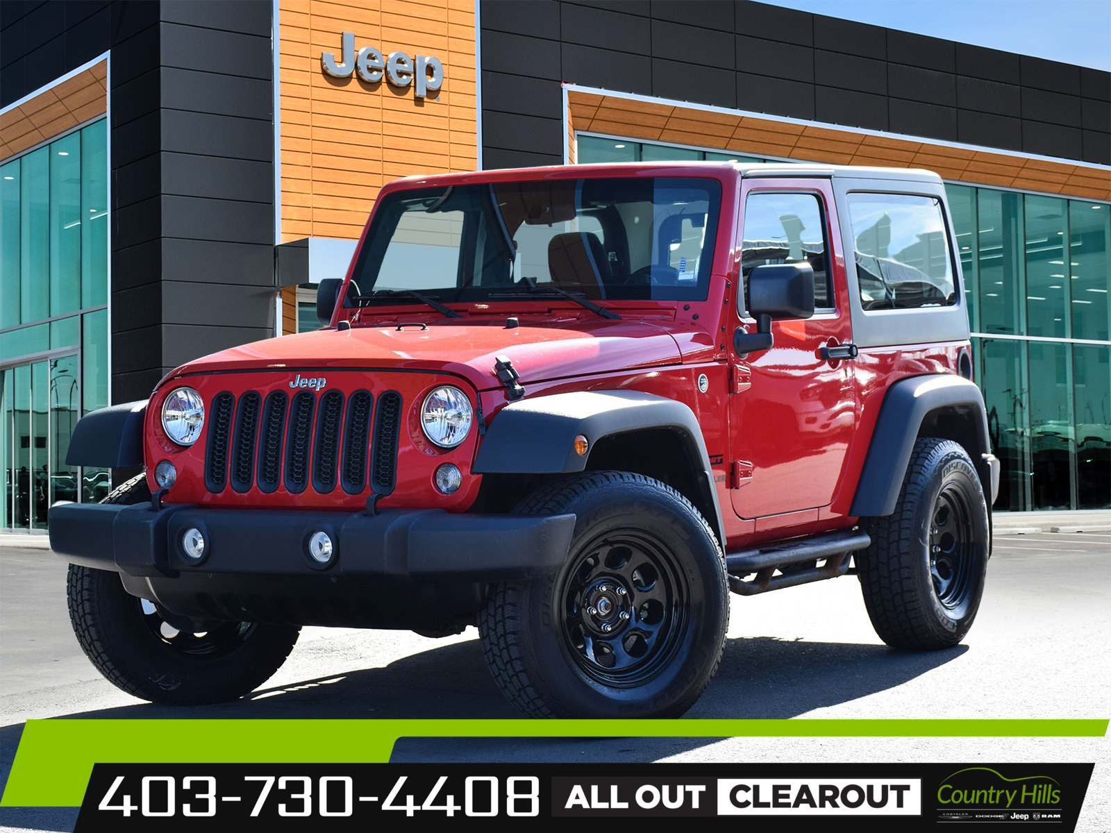 2016 Jeep Wrangler Sport LOW KMs | Hard Top | 6-Speed Manual | 2 Sets