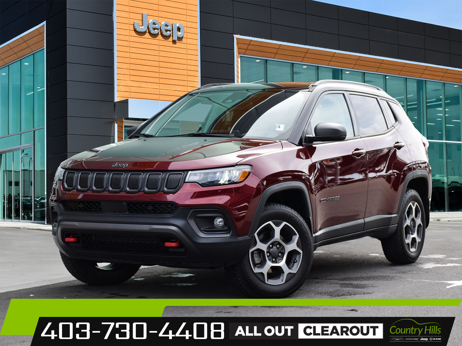 2022 Jeep Compass Trailhawk | Tow Pkg | Panoramic Sunroof | Alpines