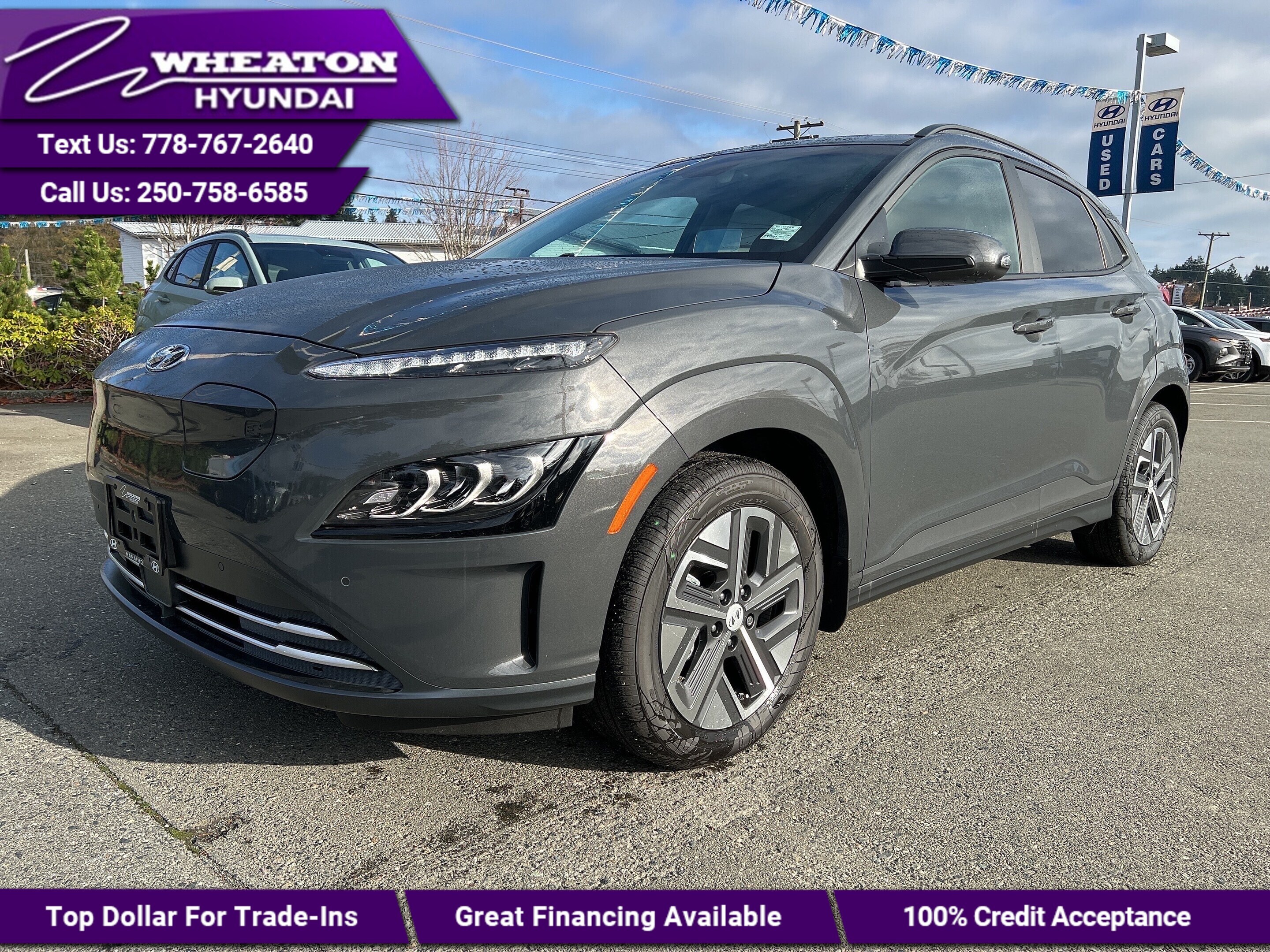 2023 Hyundai Kona Electric Ultimate/BW PMT $289.28/$9,000 Government Electric