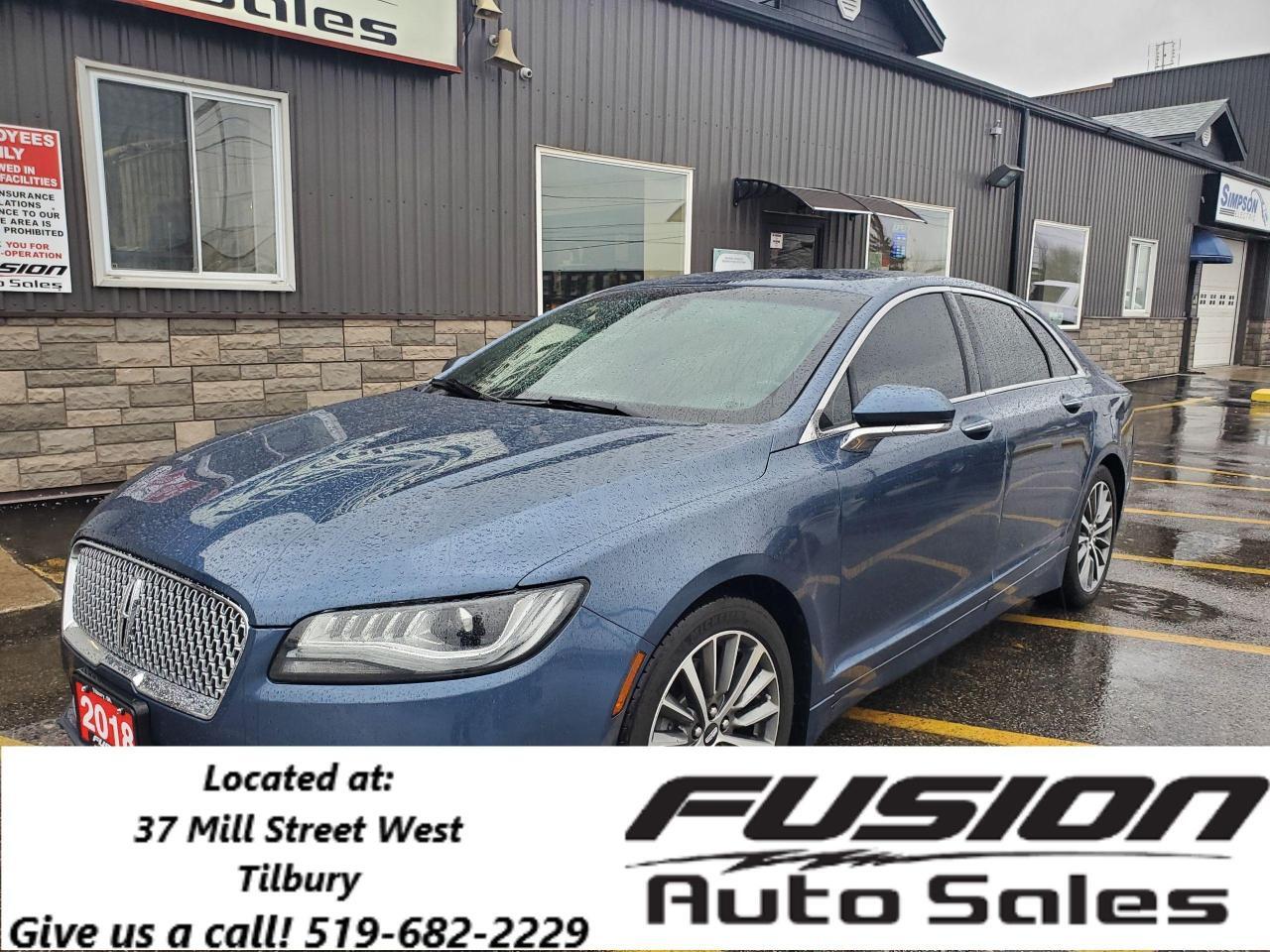 2018 Lincoln MKZ AWD Select-NO HST TO A MAX OF $2000 LTD TIME ONLY