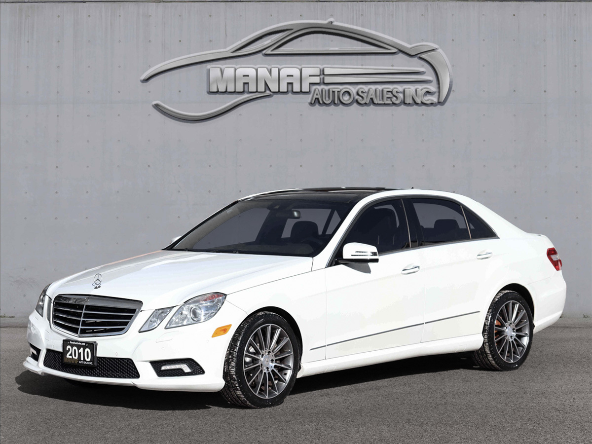 2010 Mercedes-Benz E-Class  E550 4MATIC 5.5L Navi PanoRoof Heated & cool seat