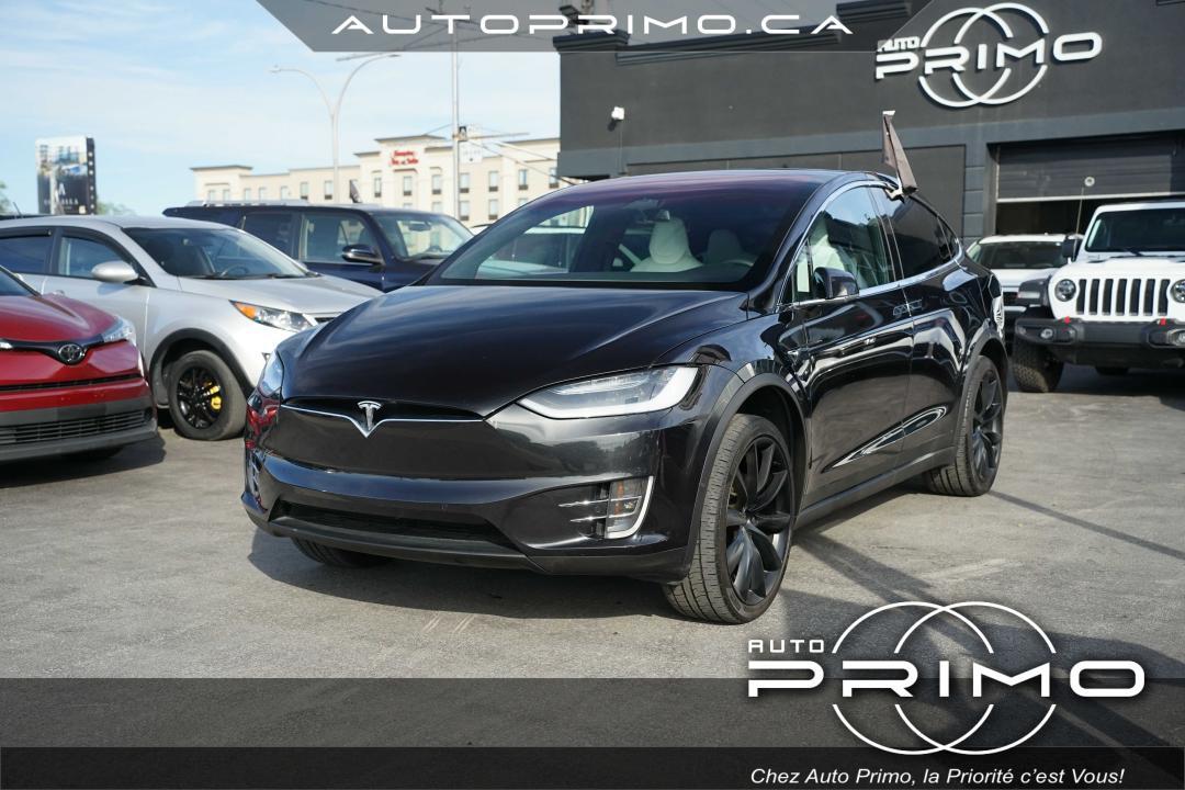 2018 Tesla Model X 100D Autonomie AWD 475km Cuir Blanc Cam Nav