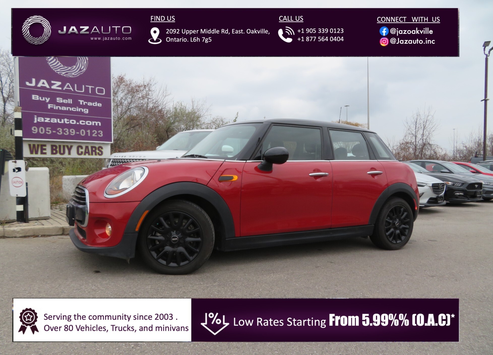 2017 MINI Cooper 5DR HATCHBACK LOW MILEAGE LOW PRICED PANORAMIC