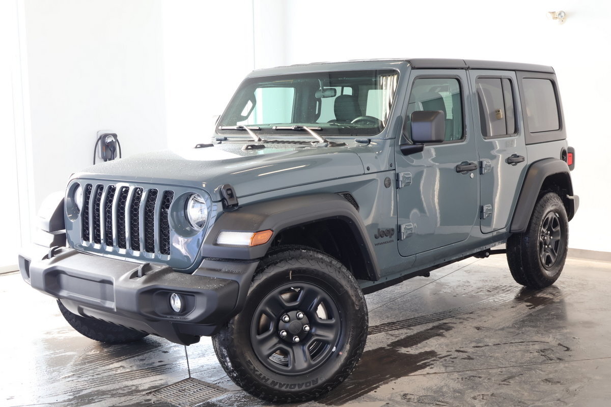 2024 Jeep Wrangler SPORT TOIT RIGIDE | ECRAN 12 POUCES | APPLECAR PLA