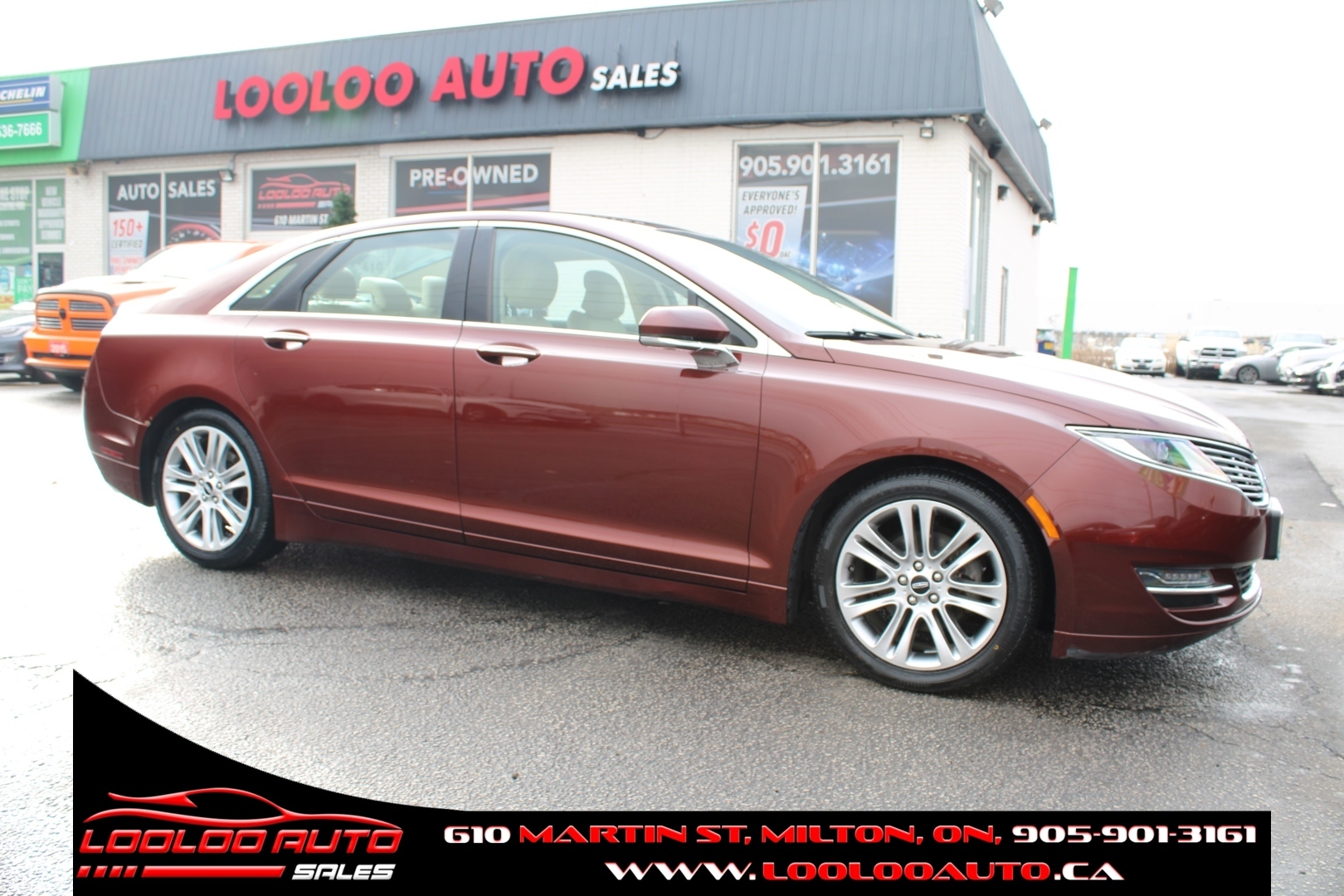2015 Lincoln MKZ Sedan Camera Leather $89/Weekly Certified