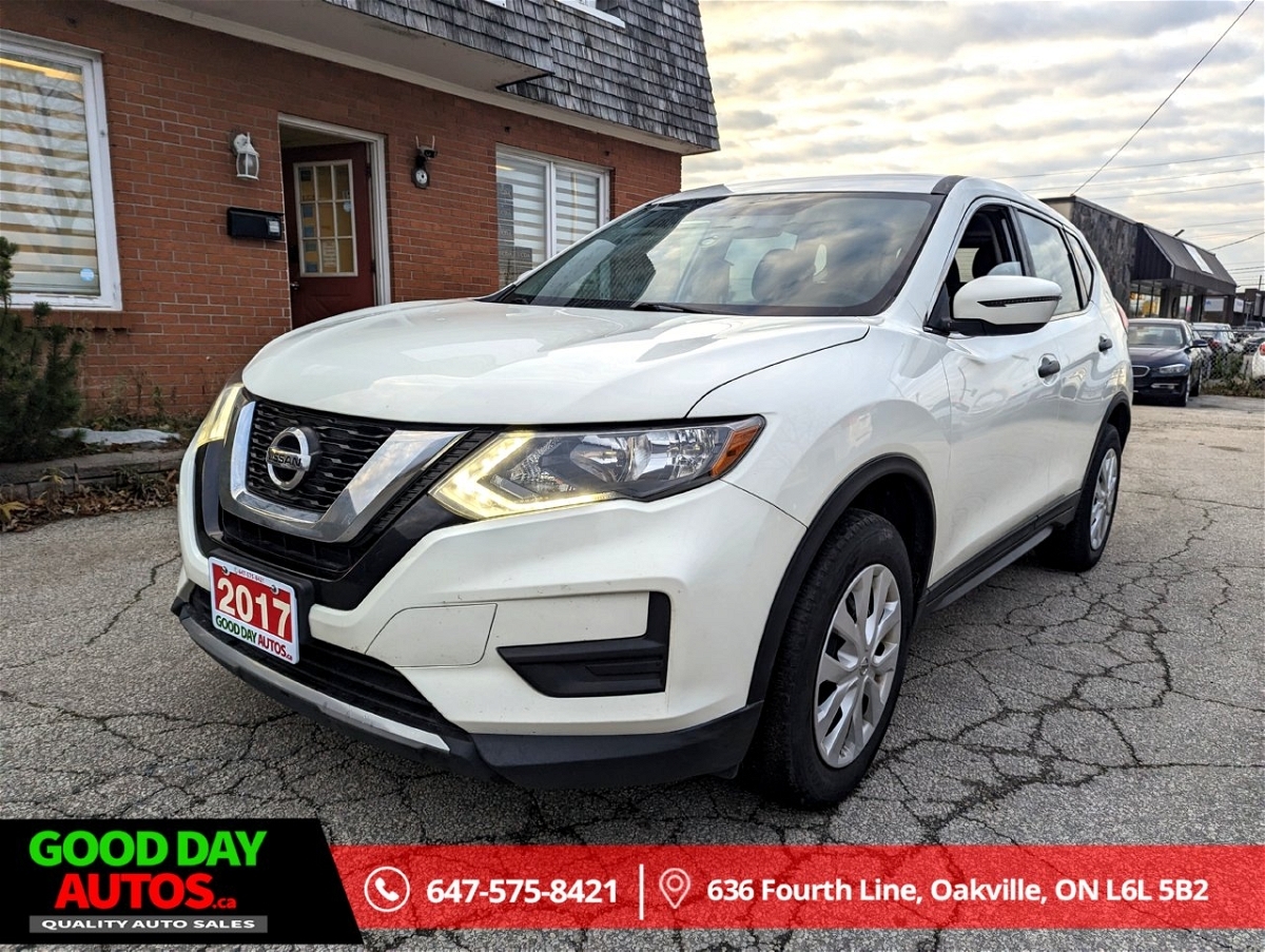 2017 Nissan Rogue S | NO ACCIDENT | ONE OWNER | AWD | TIPTRONIC | BL
