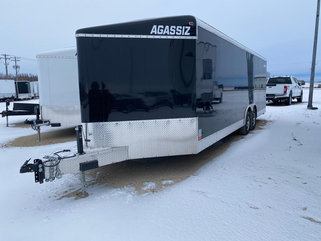 2024 Agassiz Trailer 8.5' X 24' Auto Hauler Ramp Door