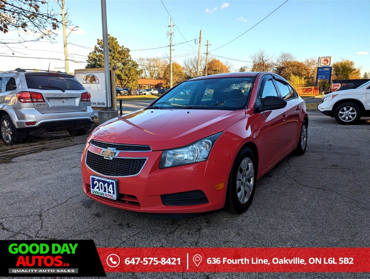 2014 Chevrolet Cruze LS | NO ACCIDENT | TIPTRONIC | AIR CONDITIONING | 