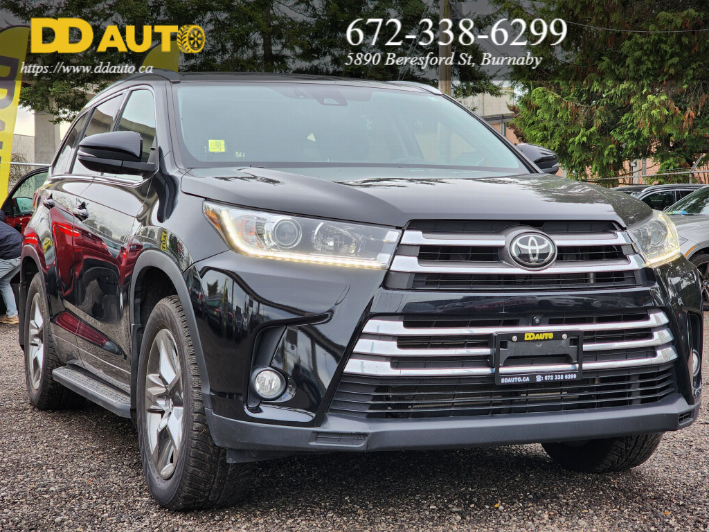 2018 Toyota Highlander AWD Limited/No Accidents/BC local car/One Owner