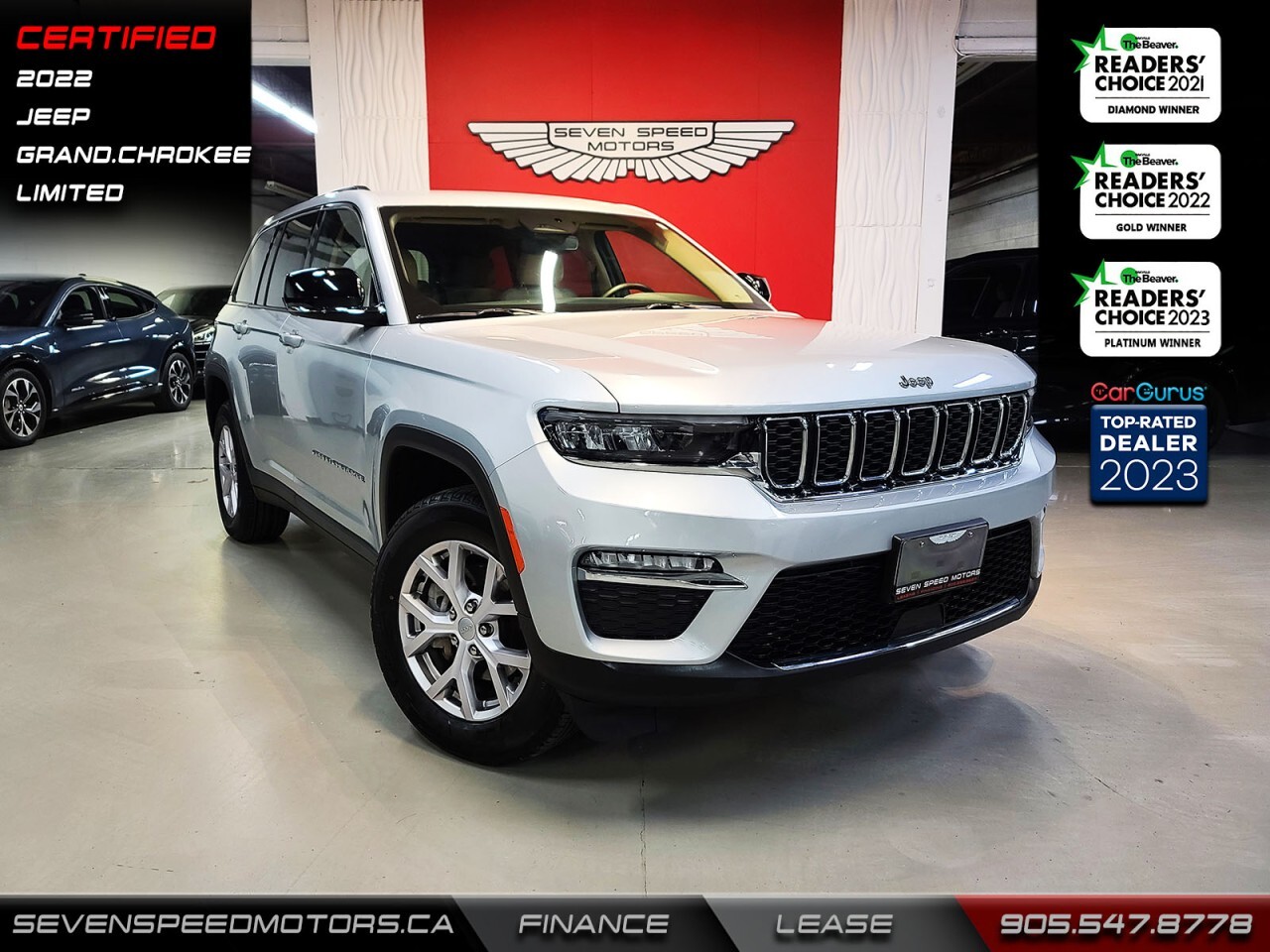 2022 Jeep Grand Cherokee CleanCarfax/Limited/Certified/Finance