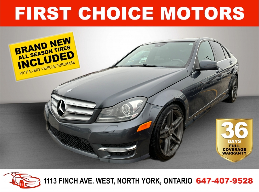 2013 Mercedes-Benz C-Class C300 4MATIC ~AUTOMATIC, FULLY CERTIFIED WITH WARRA