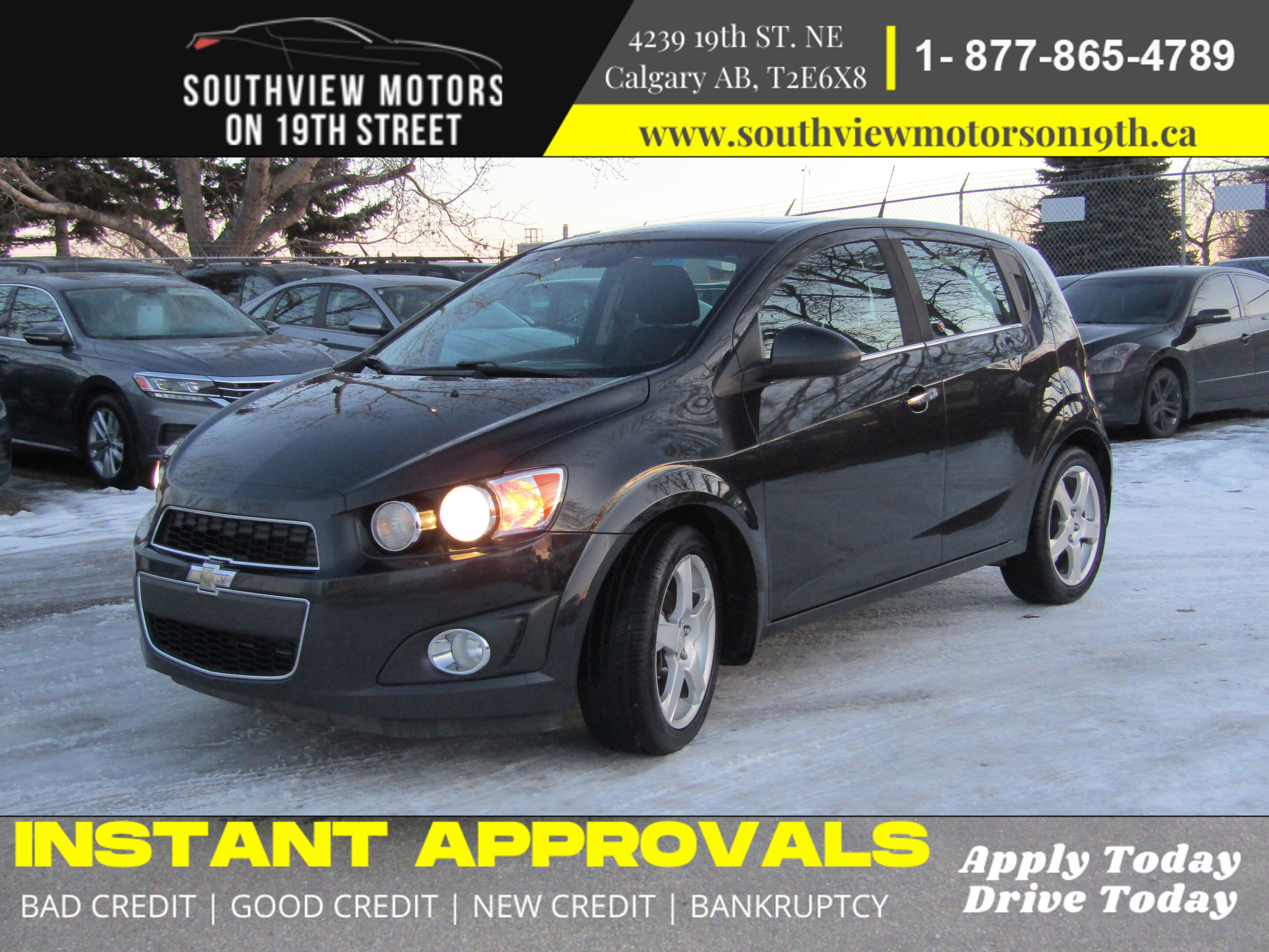 2014 Chevrolet Sonic LT-SUNROOF-HEATED SEATS-FINANCING AVAILABLE