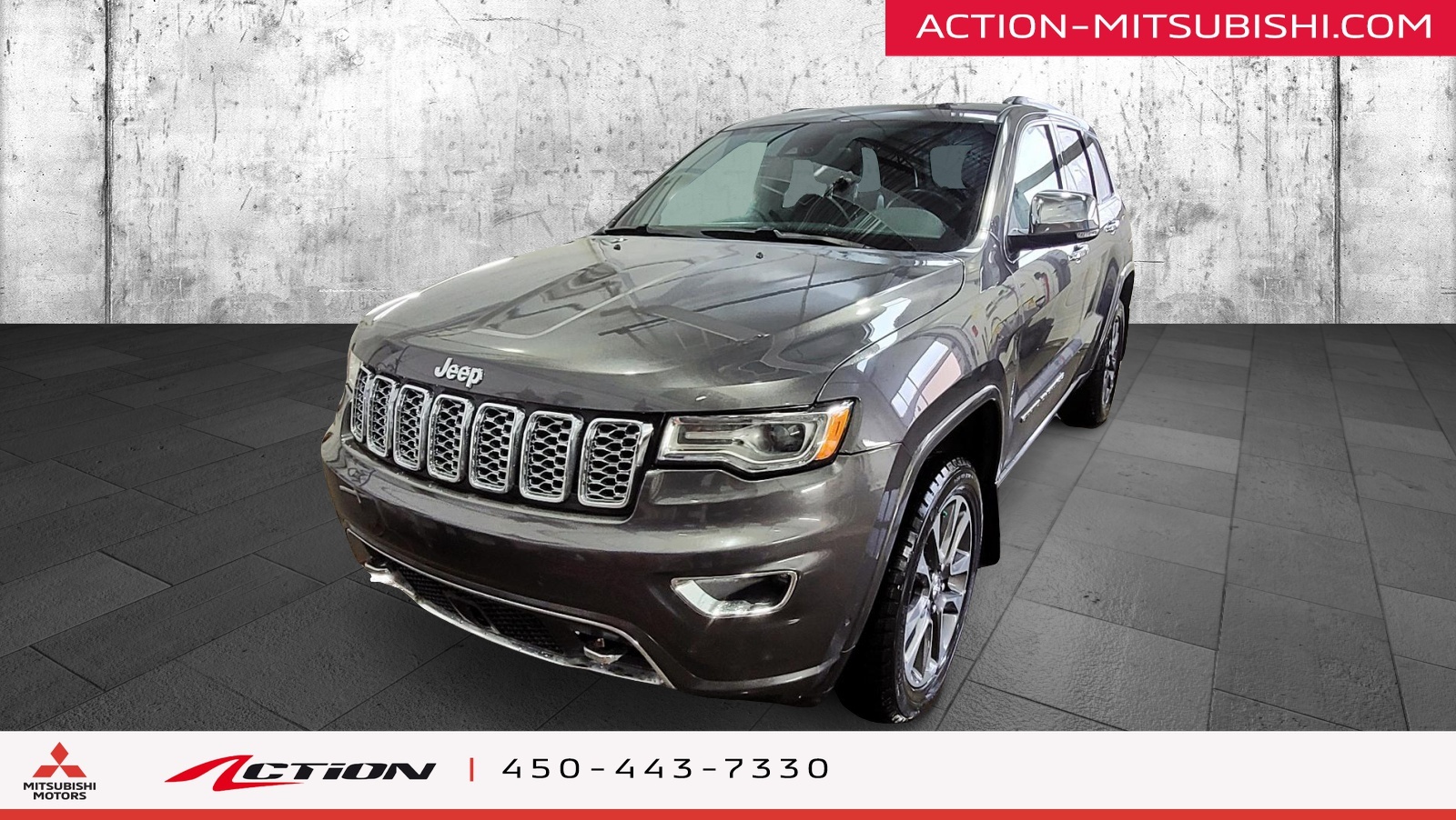 2017 Jeep Grand Cherokee 4WD Overland+PNEUS HIVER INCLUS+CUIR+TOIT PANO