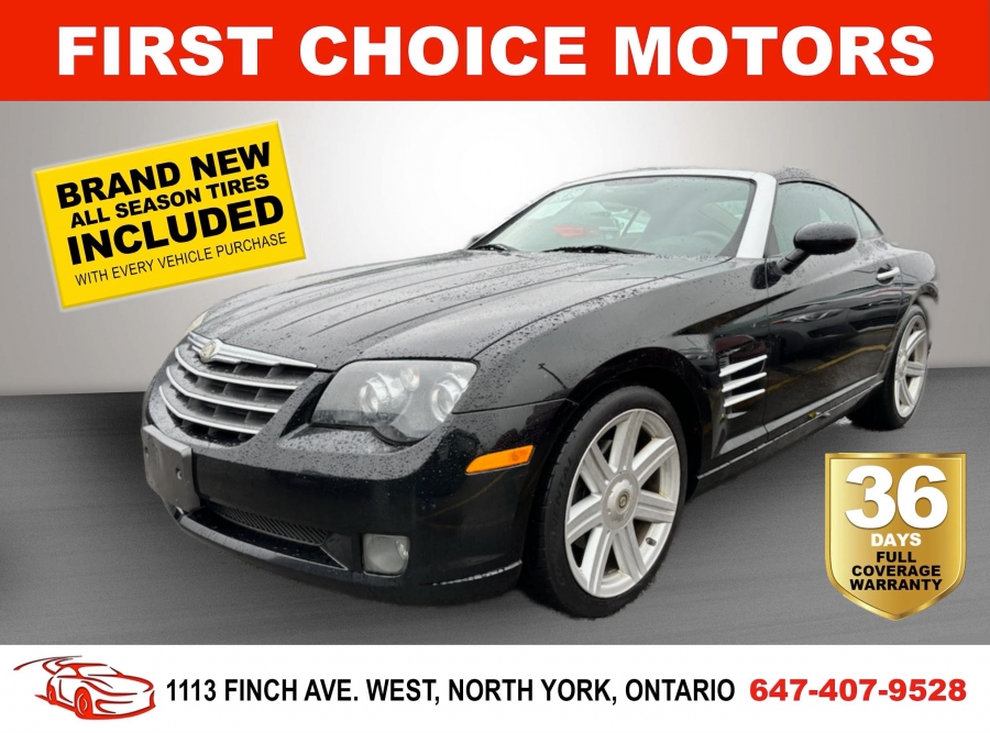 2004 Chrysler Crossfire LIMITED ~AUTOMATIC, FULLY CERTIFIED WITH WARRANTY!