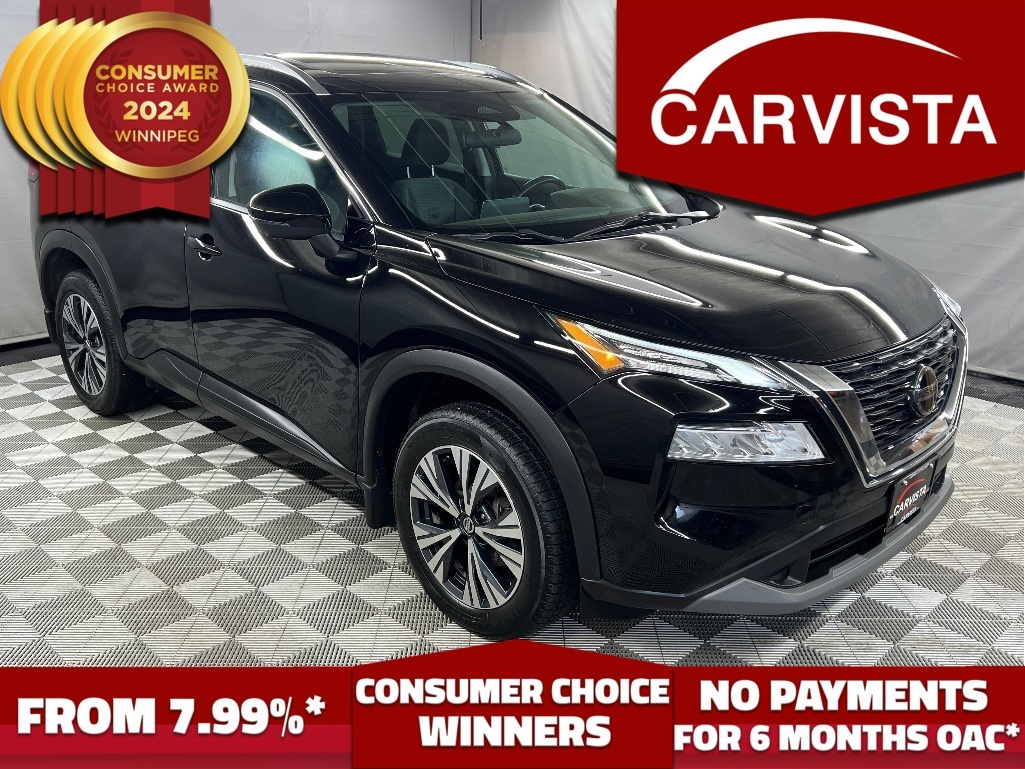 2021 Nissan Rogue SV AWD - PANOROOF/NO ACCIDENTS/FACTORY WARRANTY -