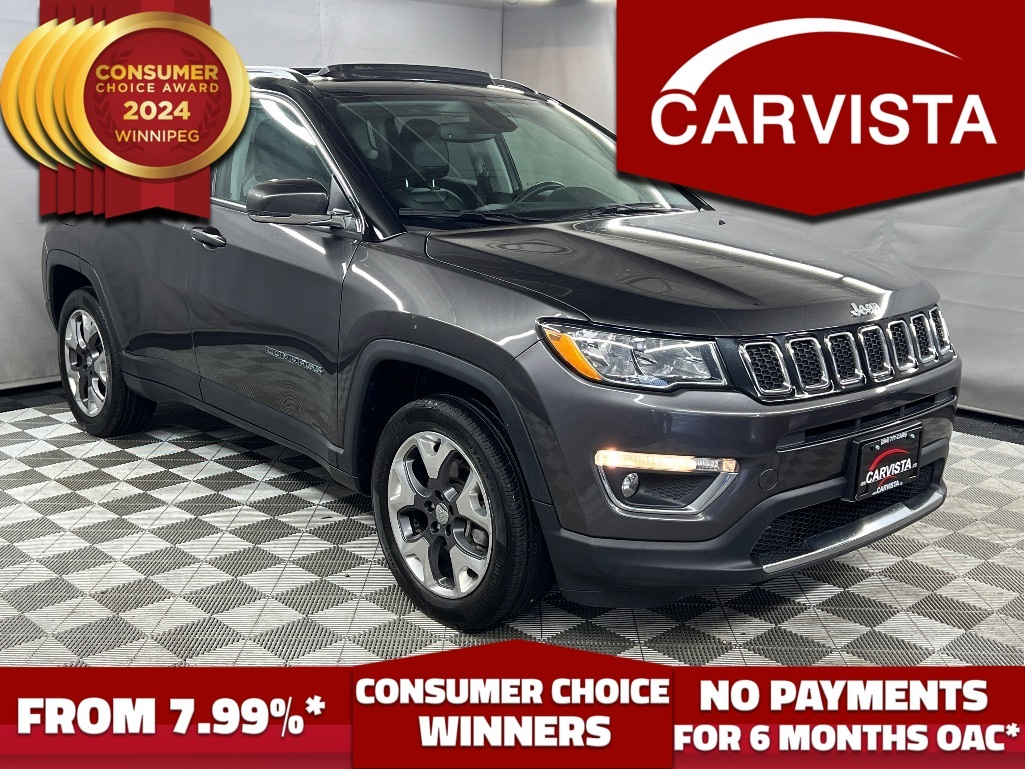 2020 Jeep Compass Limited 4x4 - NO ACCIDENTS/FACTORY WARRANTY -