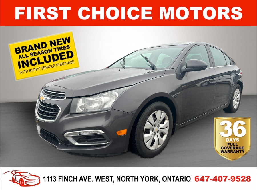 2015 Chevrolet Cruze LT ~AUTOMATIC, FULLY CERTIFIED WITH WARRANTY!!!~