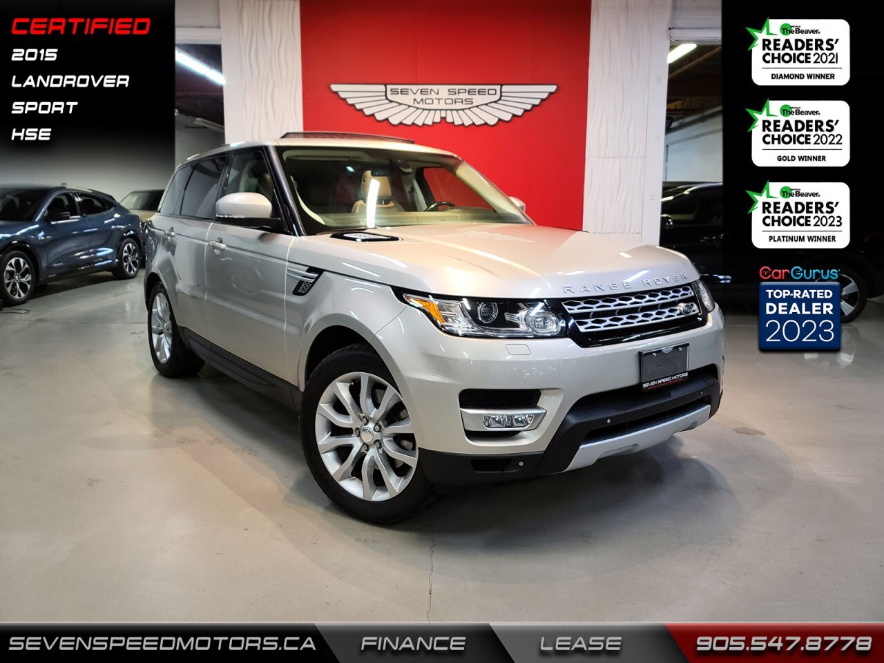 2015 Land Rover Range Rover Sport CleanCarfax/HSE/Certified/Finance
