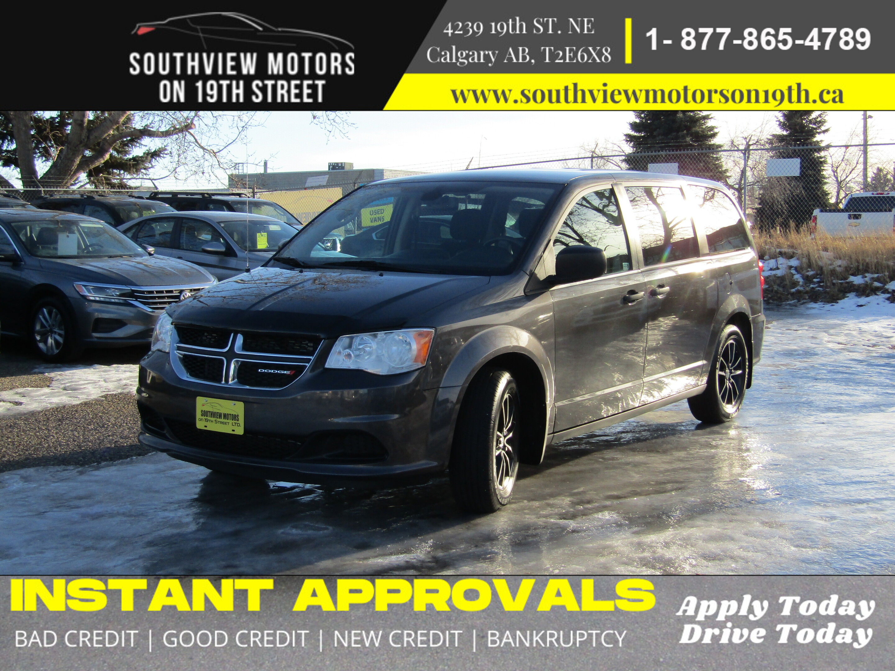 2019 Dodge Grand Caravan  B.UP CAM-17 INCH RIMS *FINANCING AVAILABLE*