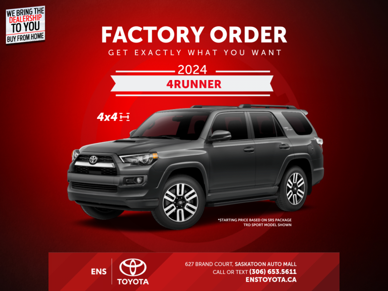 2024 Toyota 4Runner   - $387 B/W