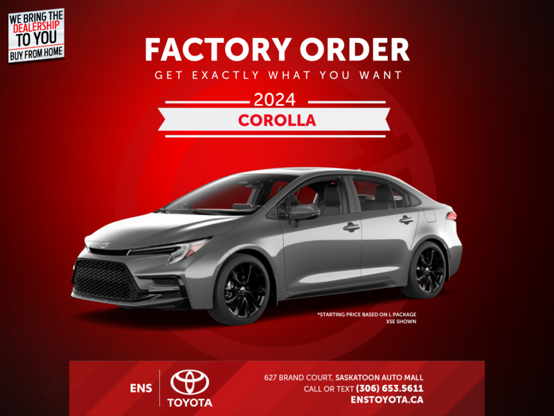 2024 Toyota Corolla   - $176 B/W