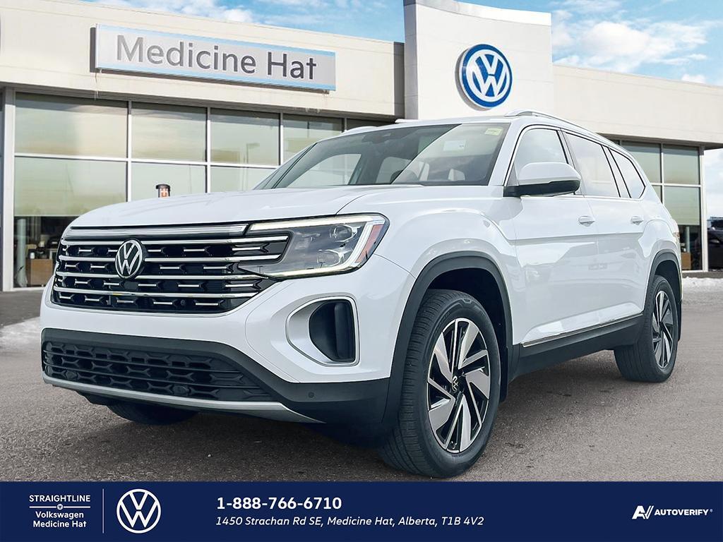 2024 Volkswagen Atlas Highline with French Roast Leather Interior!