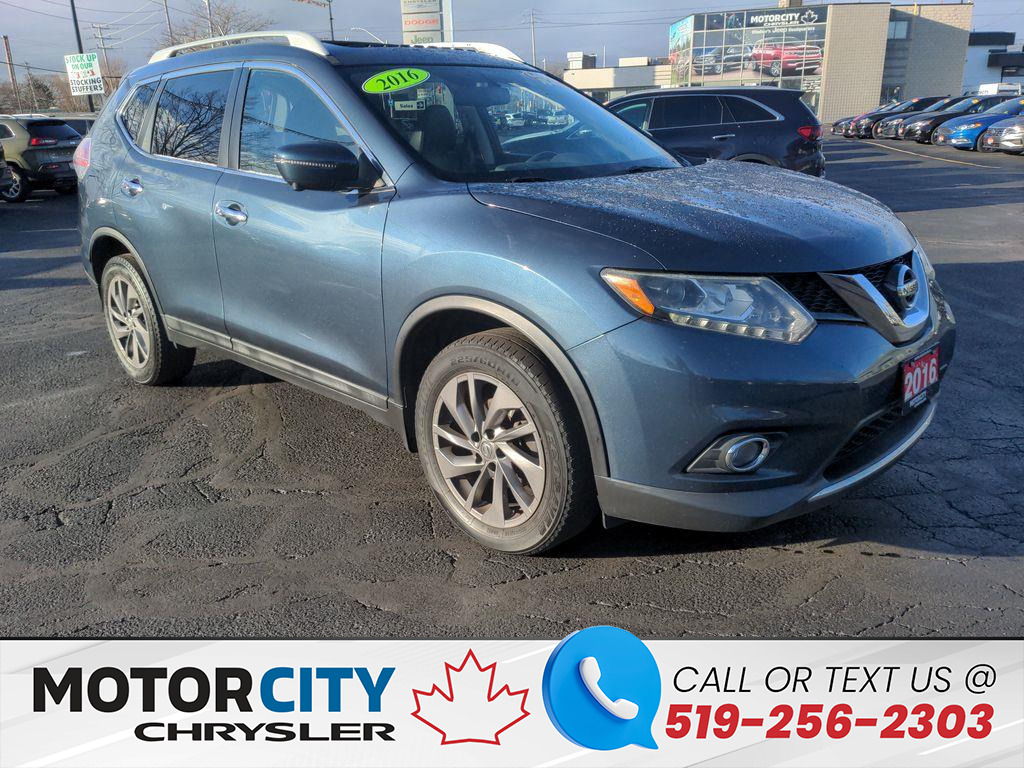2016 Nissan Rogue SV Low K's Heated Leather Moon Roof Bluetooth Rear