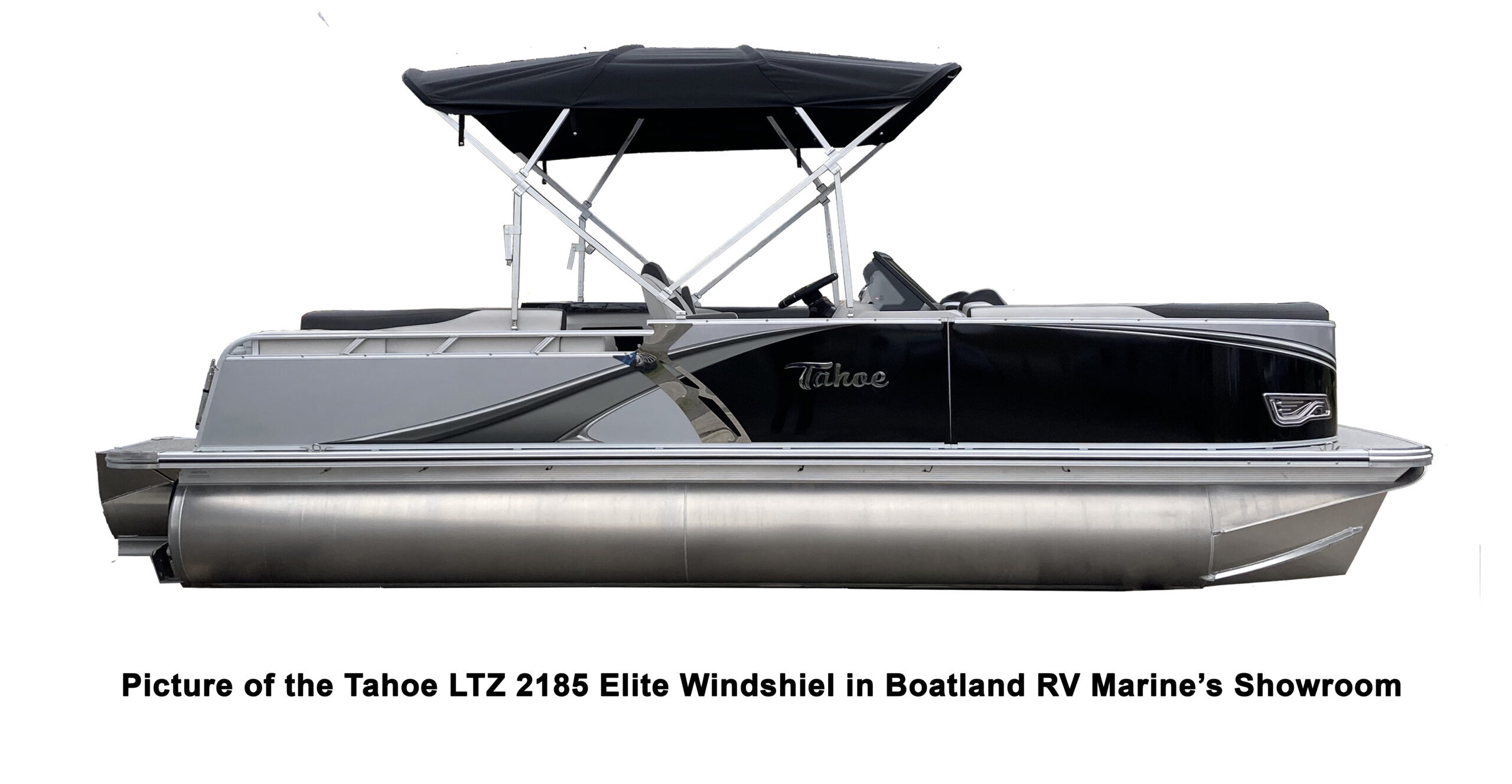 2024 Tahoe Pontoons LTZ 2185 Elite Windshield Tritoon, Mercury 150HP and Trailer 