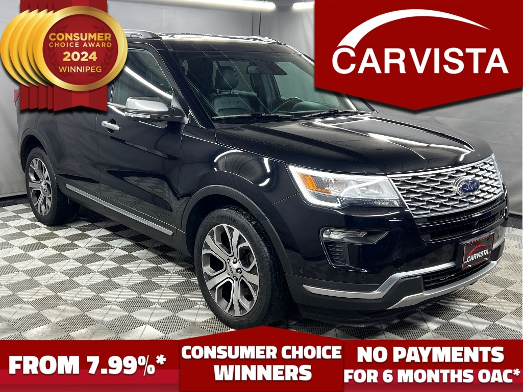 2019 Ford Explorer Platinum 4WD - NO ACCIDENTS/FACTORY WARRANTY -
