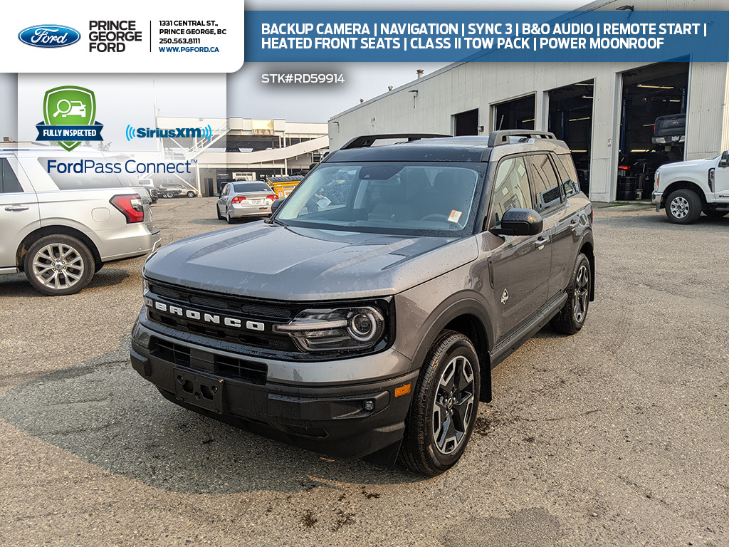 2023 Ford Bronco Sport Outer Banks | Tech/Class II Tow Package