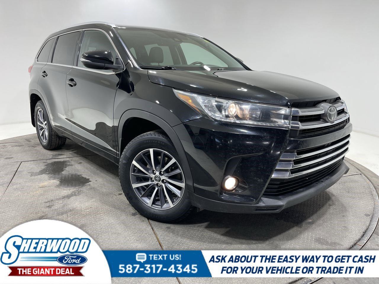2018 Toyota Highlander XLE- $0 Down $149 Weekly BRAND NEW TIRES