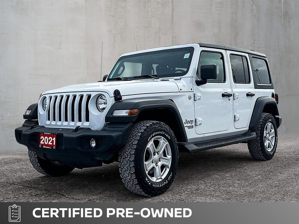 2021 Jeep Wrangler Unlimited Sport | Back-Up Camera | Heated Seats |
