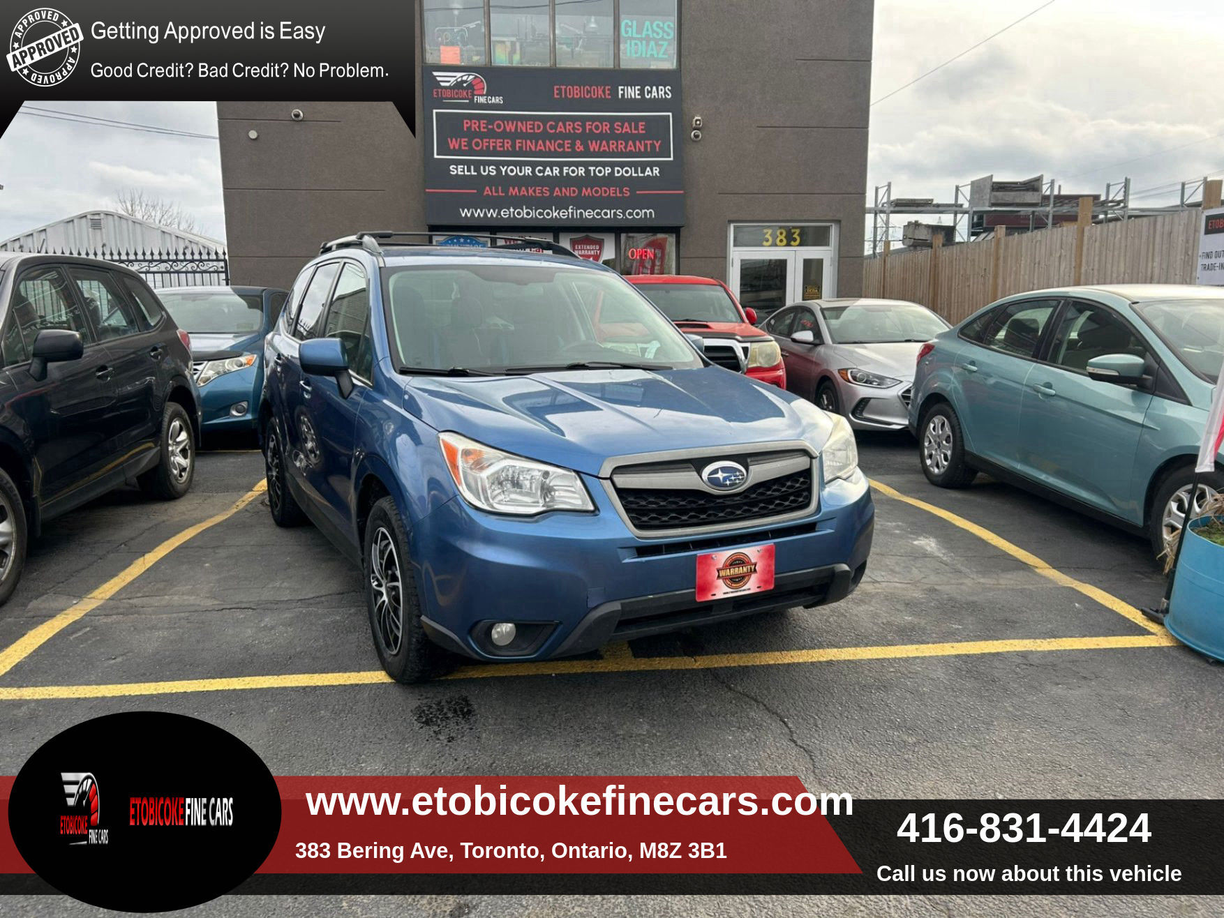 2015 Subaru Forester Convenience FULLY CERTIFIED WITH FREE WARRANTY