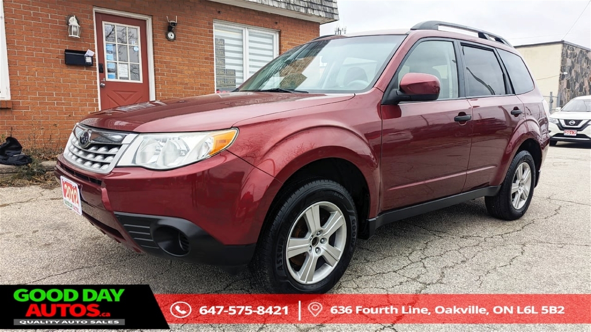 2012 Subaru Forester 2.5X|NO ACCIDENT|LOW KM|AWD|ALLOY WHEELS|BLUETOOTH