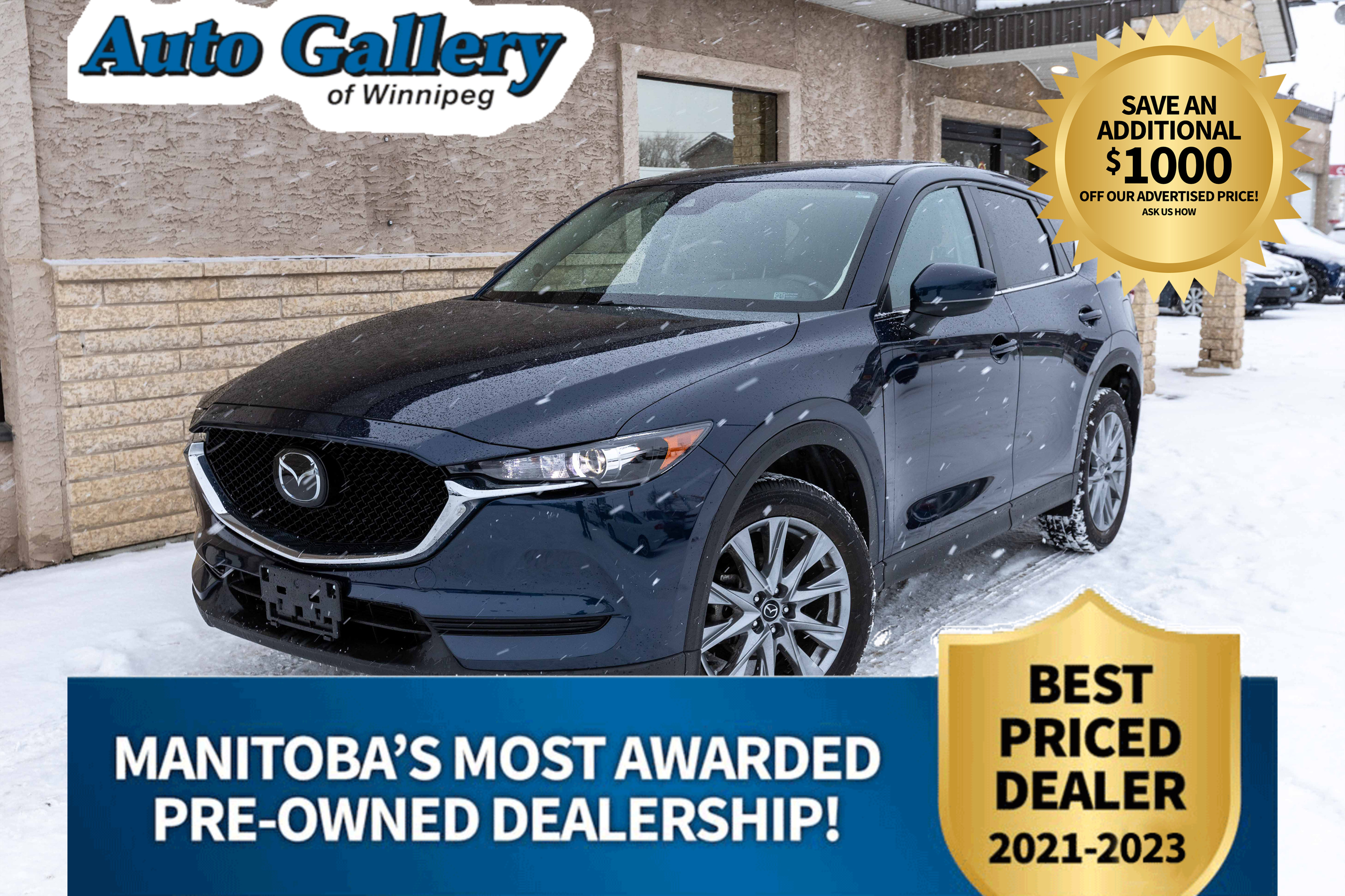 2021 Mazda CX-5 TOURING, ROOF, HTD SEATS/WHEEL, PWR HATCH, LOADED