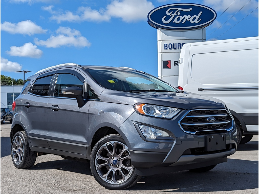 2019 Ford EcoSport Titanium 4WD  *HTD SEATS, SUNROOF, NAV*