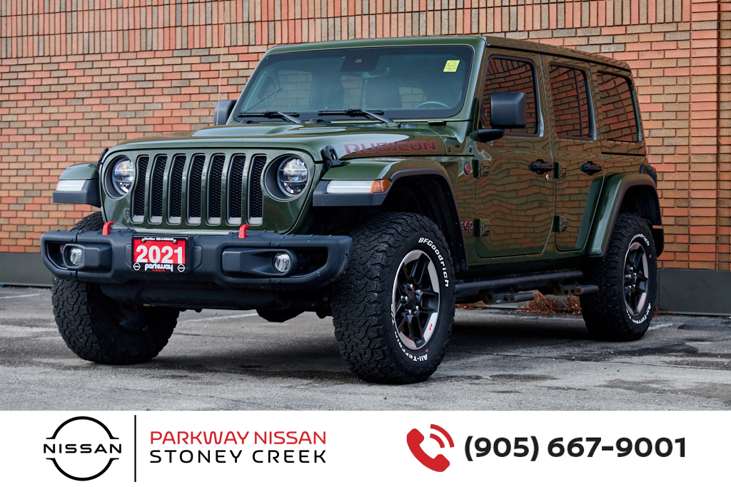 2021 Jeep Wrangler Unlimited Rubicon 4x4 / TWO ROOFS / LOADED /