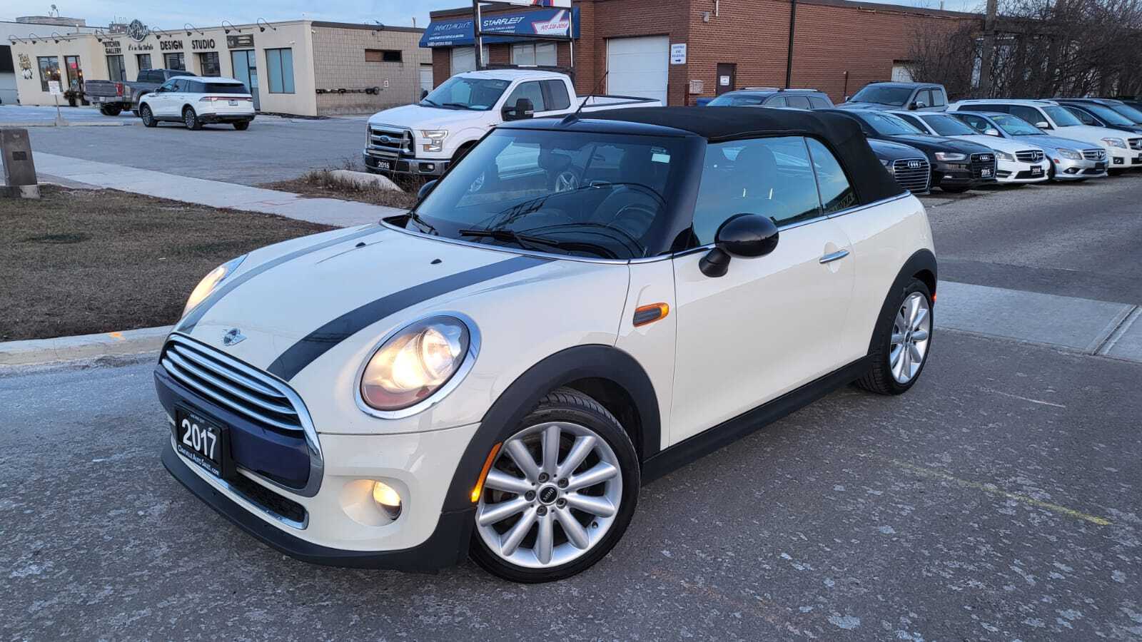 2017 MINI Cooper Convertible 2dr CONVERTIBLE ! LEATHER ! ONE OWNER ! CERTIFIED