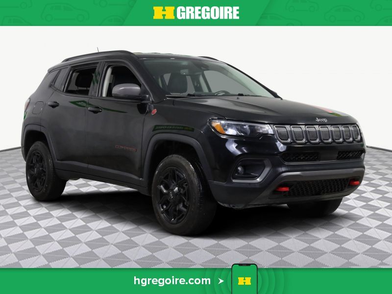 2022 Jeep Compass TRAILHAWK AUTO A/C CUIR GR ELECT MAGS CAM RECUL 