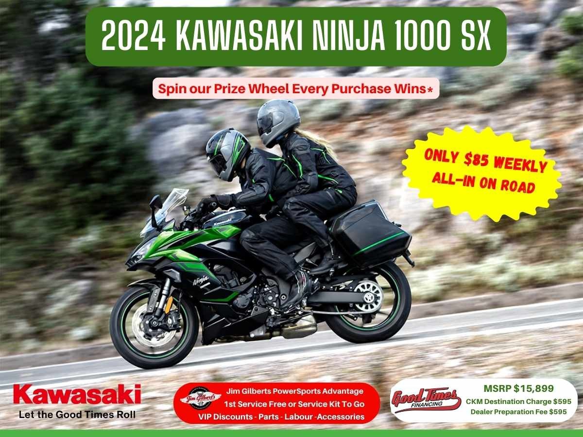 2024 Kawasaki Ninja 1000 SX - Only $85 Weekly