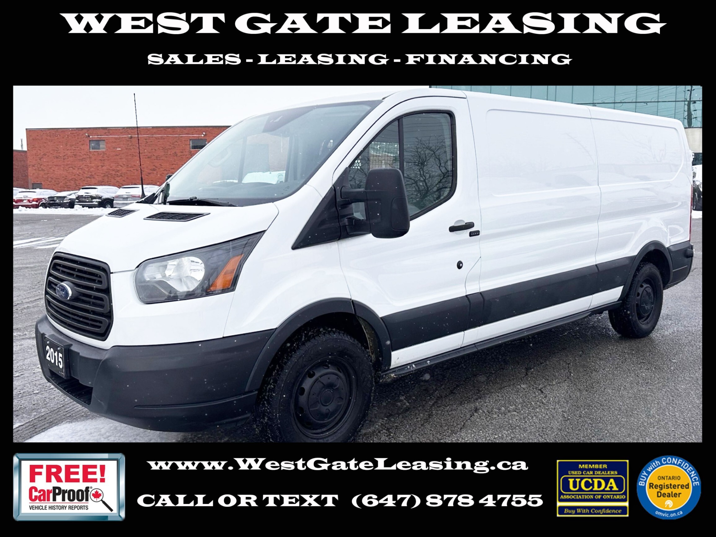 2015 Ford Transit Cargo Van T-150 148 EXTENDED | LOW ROOF | CAMERA | SHELVING 
